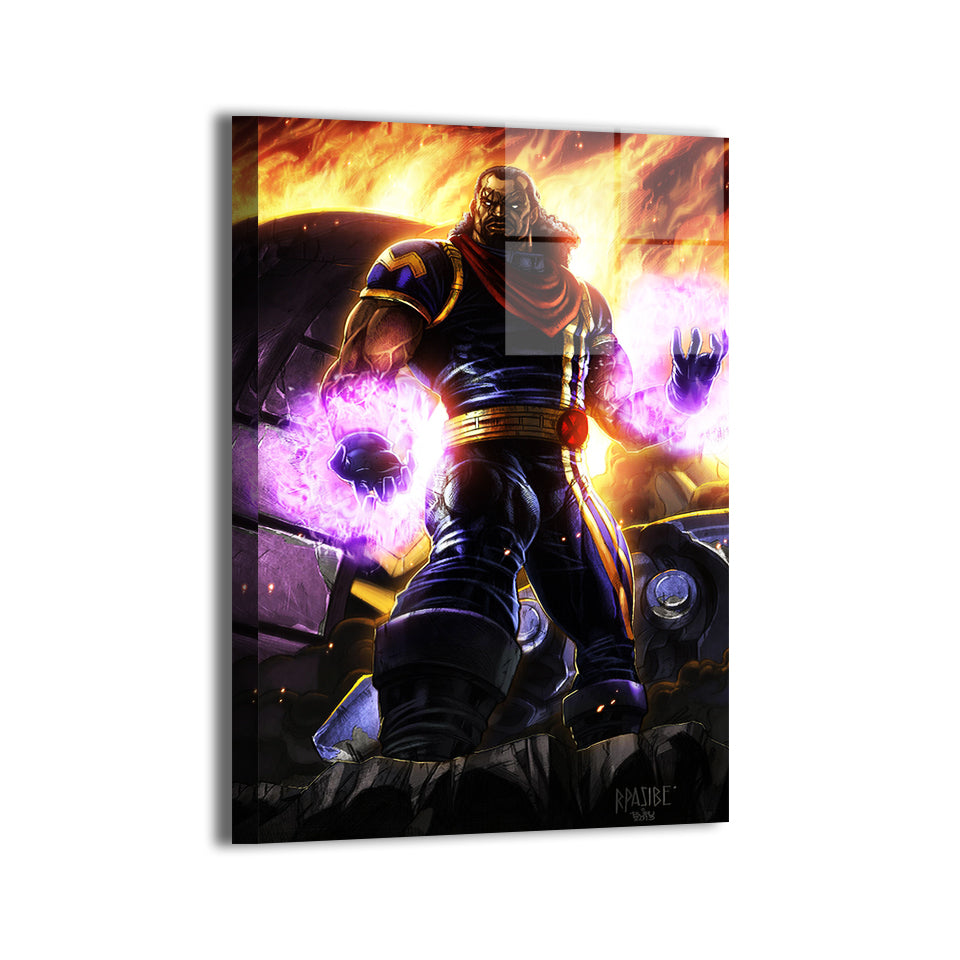 Bishop by Ryan Pasibe, colors by Brian Valeza; metallic sheen, ready to hang.