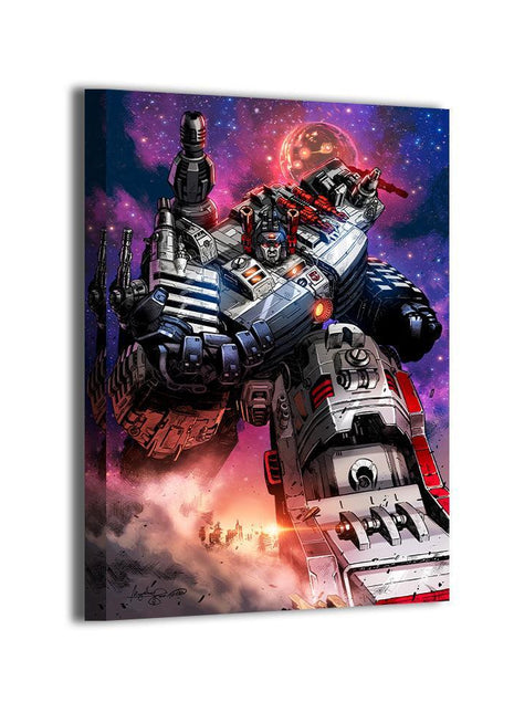 Metroplex Wall Art | Transformers Fan Art | Snapping Turtle Gallery [variant_option1] Print, Premium Wall Art by Snapping Turtle Gallery