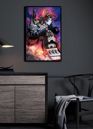 Metroplex Wall Art | Transformers HD Acrylic, Metal & Canvas Print - Snapping Turtle Gallery
