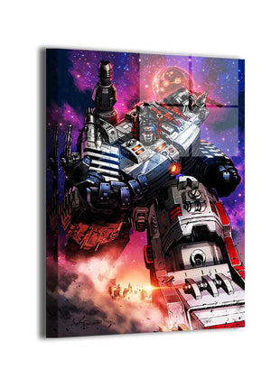 Metroplex Wall Art | Transformers HD Acrylic, Metal & Canvas Print - Snapping Turtle Gallery