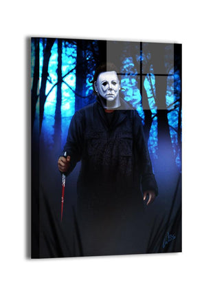 Michael Myers Halloween Art | Acrylic, Metal & Canvas - Snapping Turtle Gallery