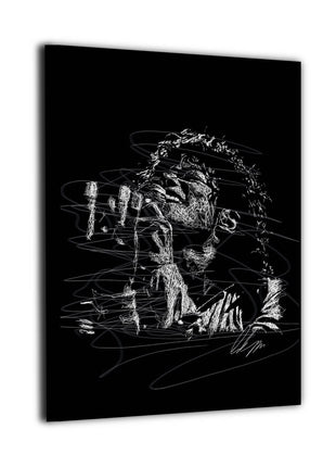 Michael Jackson White Lines Wall Art