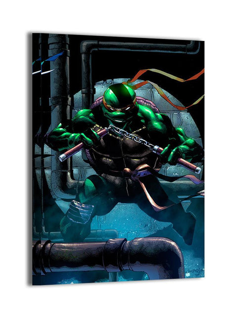 Michelangelo Wall Art | TMNT Ultra-HD Acrylic, Metal & Canvas Print - Snapping Turtle Gallery