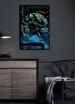 Michelangelo Wall Art | TMNT Fan Art | Snapping Turtle Gallery - Snapping Turtle Gallery