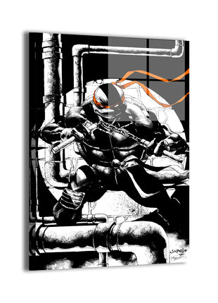 Michelangelo Wall Art | TMNT Ultra-HD Acrylic, Metal & Canvas Print - Snapping Turtle Gallery