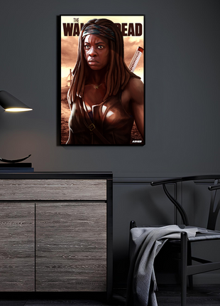 Michonne Wall Art | Walking Dead HD Acrylic, Metal & Canvas Print - Snapping Turtle Gallery
