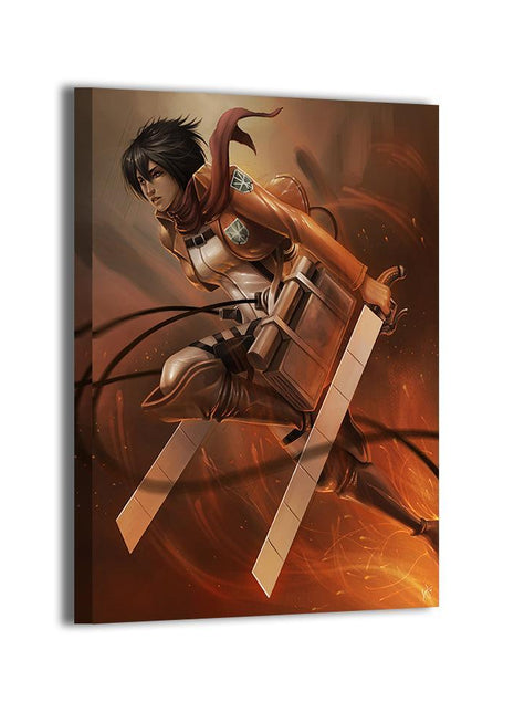 Mikasa Ackerman Wall Art | Attack on Titan | Snapping Turtle Gallery [variant_option1] Print, Premium Wall Art by Snapping Turtle Gallery