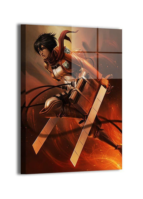 Mikasa Ackerman Wall Art | Attack on Titan | Snapping Turtle Gallery [variant_option1] Print, Premium Wall Art by Snapping Turtle Gallery