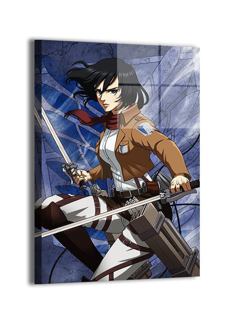 Mikasa Wall Art | Attack on Titan Fan Art | Snapping Turtle Gallery [variant_option1] Print, Premium Wall Art by Snapping Turtle Gallery