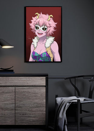 Mina Ashido Wall Art | My Hero Academia Acrylic, Metal & Canvas - Snapping Turtle Gallery