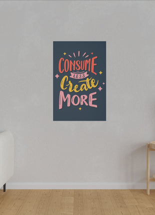 Minimalist Quote Art | Acrylic, Metal & Canvas - Snapping Turtle Gallery
