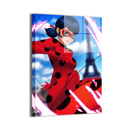 Miraculous Heroine Wall Art Metal Print – Ladybug Miraculous by Shirra
