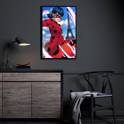 Miraculous Heroine Wall Art Room Mockup – Ladybug Miraculous by Shirra