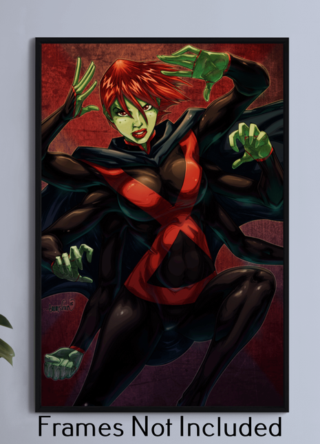 Miss Martian Art | Acrylic, Metal & Canvas [variant_option1] Print, Premium Wall Art by Snapping Turtle Gallery