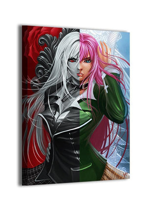 Moka Akashiya Wall Art | Rosario Vampire Acrylic, Metal & Canvas Print - Snapping Turtle Gallery