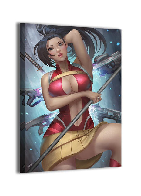 Momo Wall Art | My Hero Academia Ultra-HD Acrylic Metal & Canvas Print - Snapping Turtle Gallery