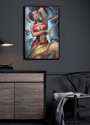 Momo Wall Art | My Hero Academia Ultra-HD Acrylic Metal & Canvas Print - Snapping Turtle Gallery