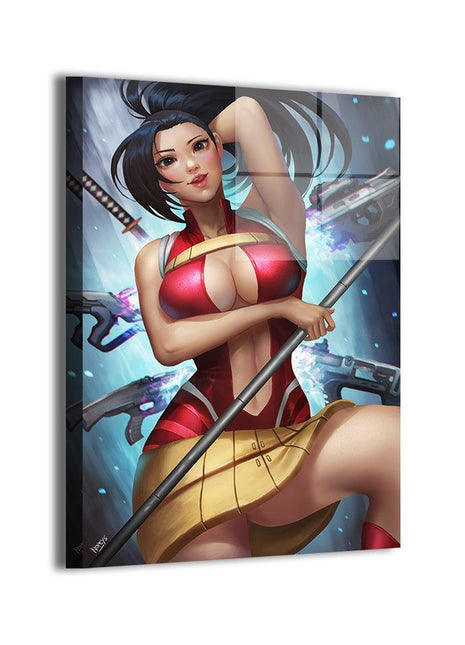 Momo Wall Art | My Hero Academia Ultra-HD Acrylic Metal & Canvas Print - Snapping Turtle Gallery
