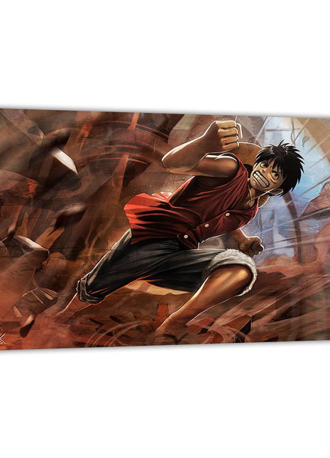 Monkey D Luffy Art | Acrylic, Metal & Canvas - Snapping Turtle Gallery