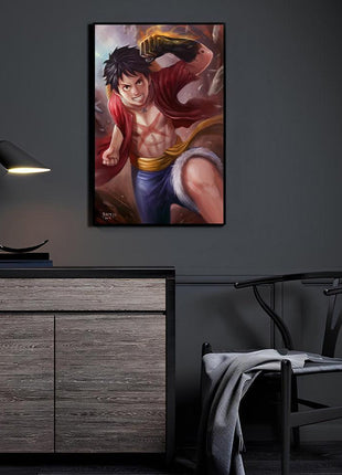Monkey D. Luffy Wall Art | One Piece Fan Art | Snapping Turtle Gallery - Snapping Turtle Gallery
