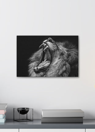 Monochrome Roar – Black & White Lion Wall Art | STG Collection - Snapping Turtle Gallery