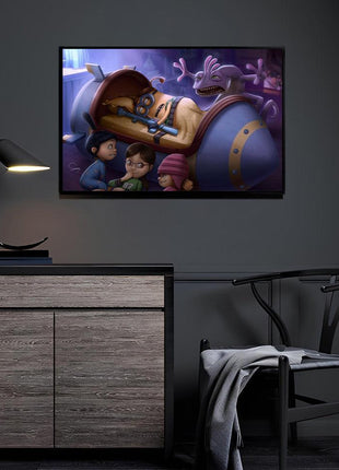 Monsters Inc Minions Art | Acrylic, Metal & Canvas - Snapping Turtle Gallery