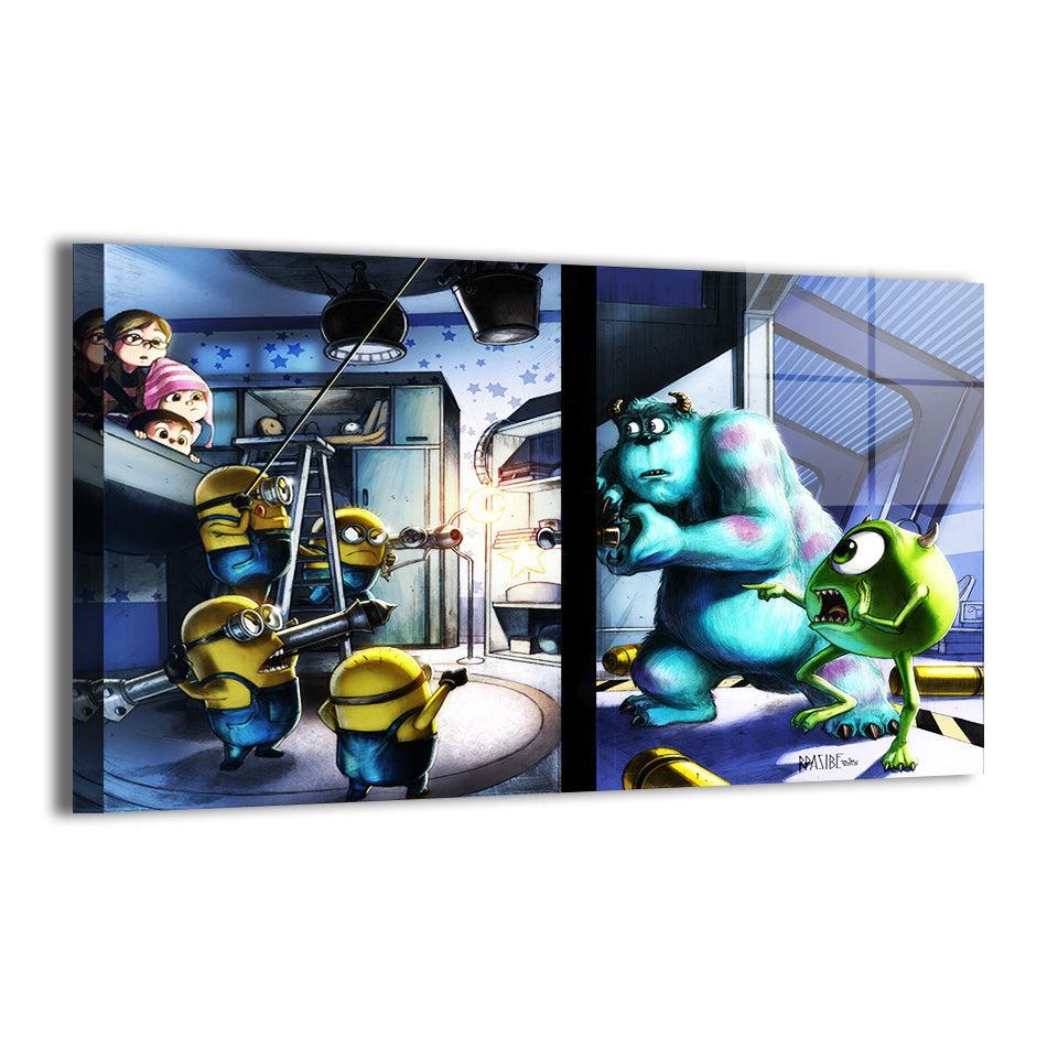Monsters Inc Wall Art | Crossover Fan Art