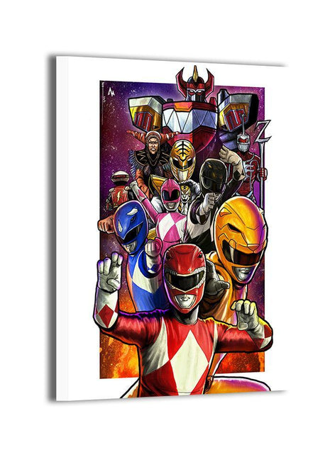 Power Rangers Wall Art | Mighty Morphin Acrylic, Metal & Canvas Print - Snapping Turtle Gallery