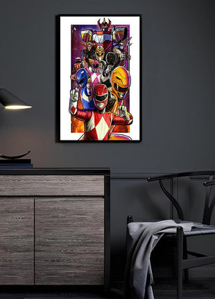 Power Rangers Wall Art | Mighty Morphin Acrylic, Metal & Canvas Print - Snapping Turtle Gallery