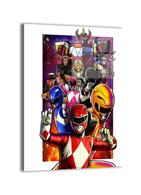 Power Rangers Wall Art | Mighty Morphin Acrylic, Metal & Canvas Print - Snapping Turtle Gallery
