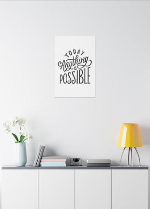 Motivational Wall Art | Anything Is Possible | Snapping Turtle Gallery - Snapping Turtle Gallery