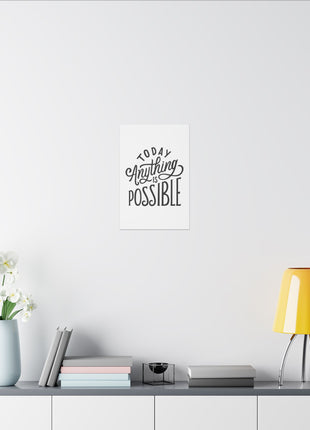 Motivational Wall Art | Anything Is Possible | Snapping Turtle Gallery - Snapping Turtle Gallery