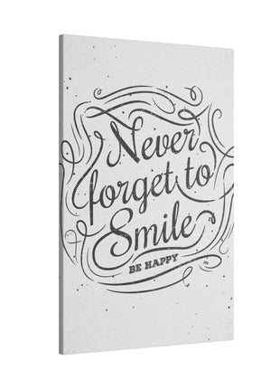 Never Forget to Smile Wall Art | Motivational Acrylic, Metal & Canvas - Snapping Turtle Gallery