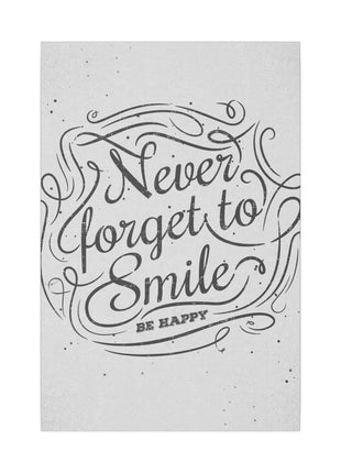 Never Forget to Smile Wall Art | Motivational Acrylic, Metal & Canvas - Snapping Turtle Gallery
