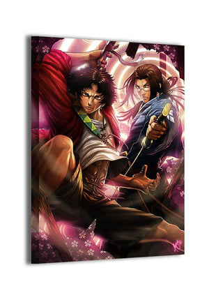 Mugen Jin Samurai Champloo Art | Acrylic, Metal & Canvas - Snapping Turtle Gallery