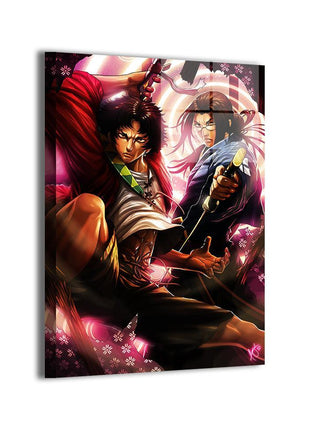 Mugen Jin Samurai Champloo Art | Acrylic, Metal & Canvas - Snapping Turtle Gallery