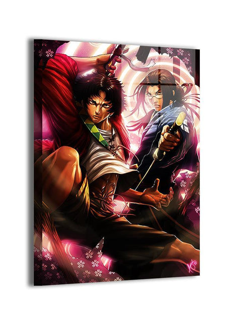 Mugen & Jin Wall Art | Samurai Champloo Acrylic, Metal & Canvas Print - Snapping Turtle Gallery