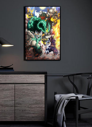 My Hero Academia Wall Art | Anime Fan Art | Snapping Turtle Gallery - Snapping Turtle Gallery