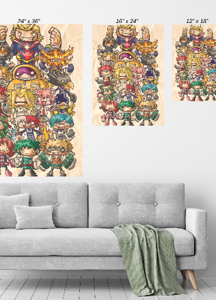 My Hero Academia Wall Art | Anime HD Acrylic, Metal & Canvas Prints - Snapping Turtle Gallery