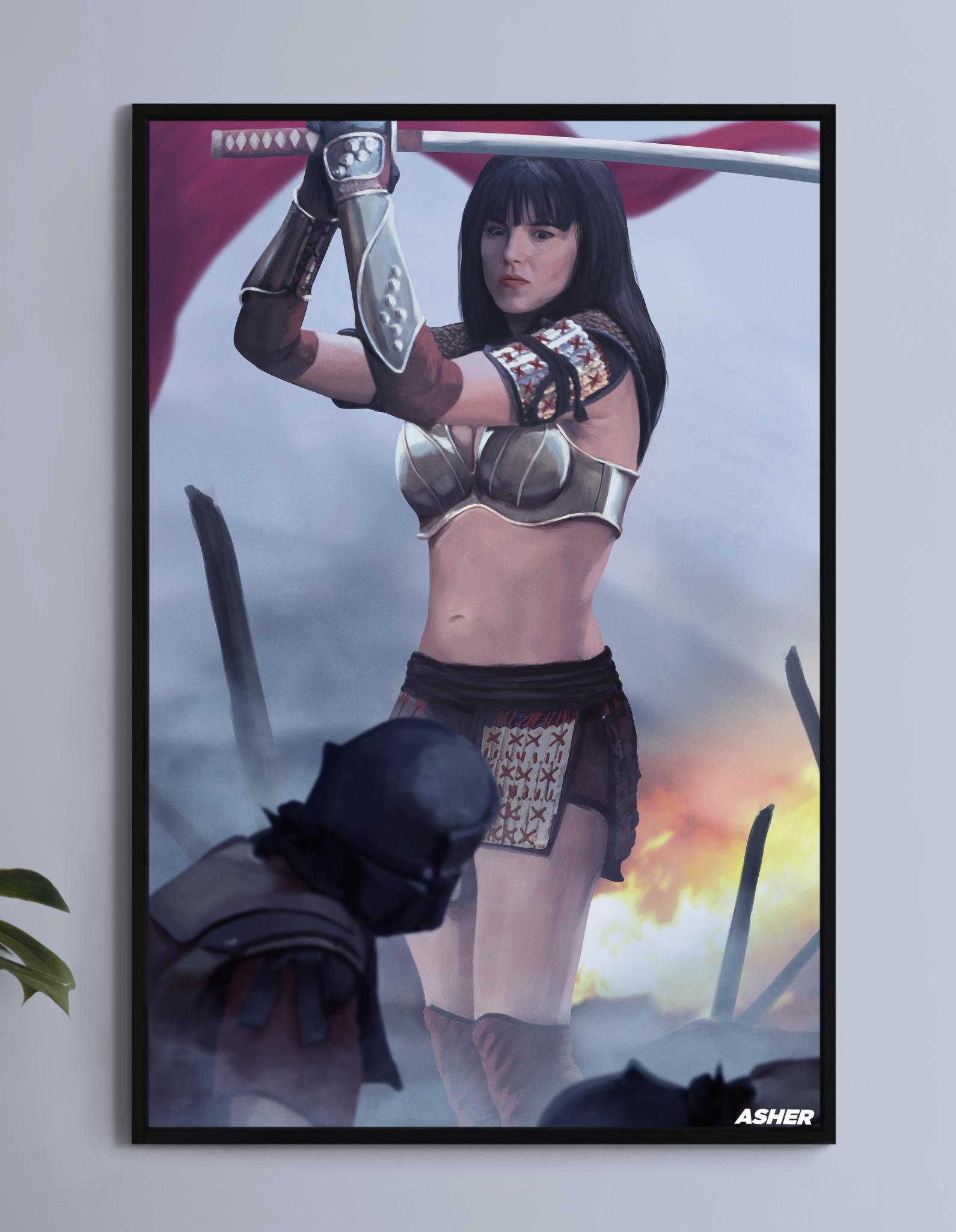 Battleborn Defender Acrylic Print | Snapping Turtle Gallery
