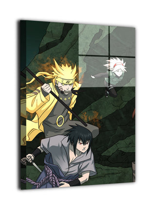Naruto Sasuke Sakura Art | Acrylic, Metal & Canvas [variant_option1] Print, Premium Wall Art by Snapping Turtle Gallery