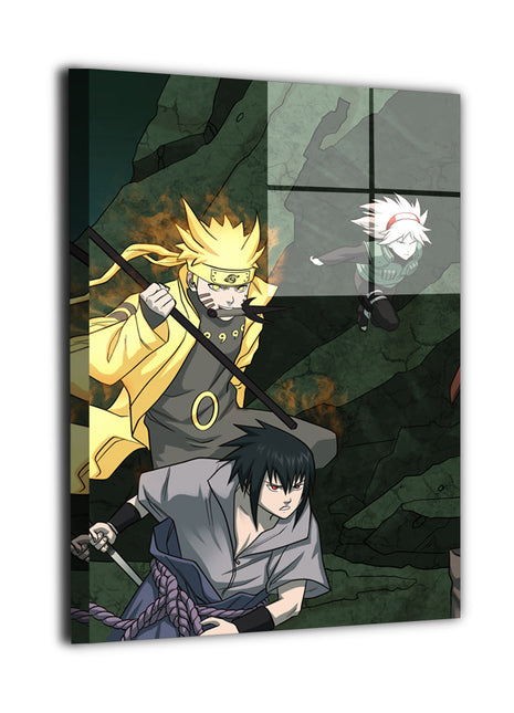 Naruto Sasuke Sakura Art | Acrylic, Metal & Canvas [variant_option1] Print, Premium Wall Art by Snapping Turtle Gallery
