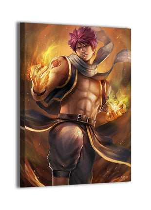 Natsu Dragneel Wall Art | Fairy Tail Fan Art | Snapping Turtle Gallery - Snapping Turtle Gallery