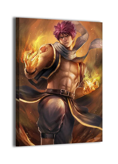 Natsu Dragneel Wall Art | Fairy Tail Fan Art | Snapping Turtle Gallery - Snapping Turtle Gallery