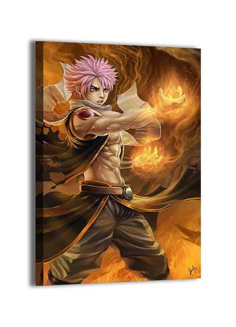 Natsu Dragneel Wall Art | Fairy Tail Acrylic, Metal & Canvas - Snapping Turtle Gallery
