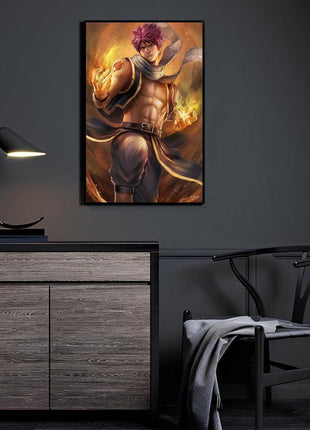 Natsu Dragneel Wall Art | Fairy Tail Fan Art | Snapping Turtle Gallery - Snapping Turtle Gallery
