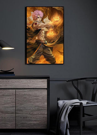 Natsu Dragneel Wall Art | Fairy Tail Acrylic, Metal & Canvas - Snapping Turtle Gallery