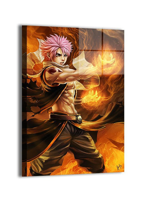 Natsu Dragneel Wall Art | Fairy Tail Acrylic, Metal & Canvas - Snapping Turtle Gallery