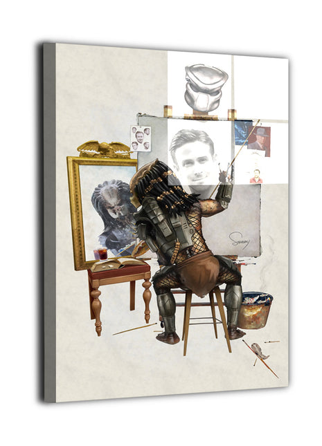 The Hunter Paints Predator Wall Art