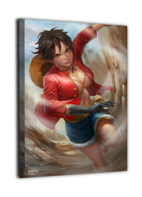 Straw Hat Reimagined Luffy Wall Art